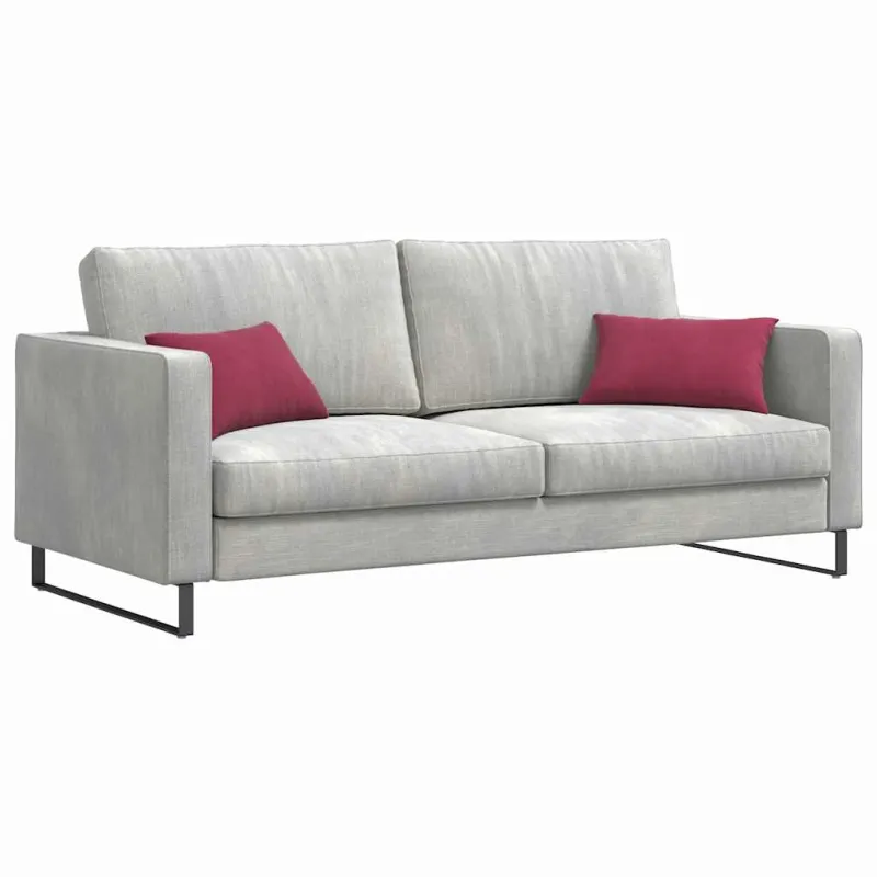Sofa Pagalvės 2 pcs Vyno raudonumo 50 x 30 cm