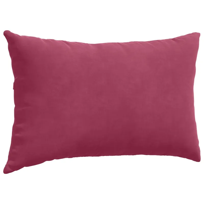 Sofa Pagalvės 2 pcs Vyno raudonumo 50 x 30 cm