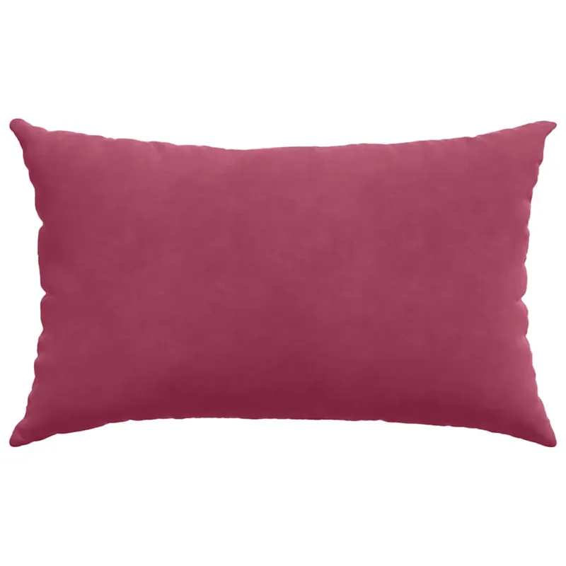 Sofa Pagalvės 2 pcs Vyno raudonumo 50 x 30 cm
