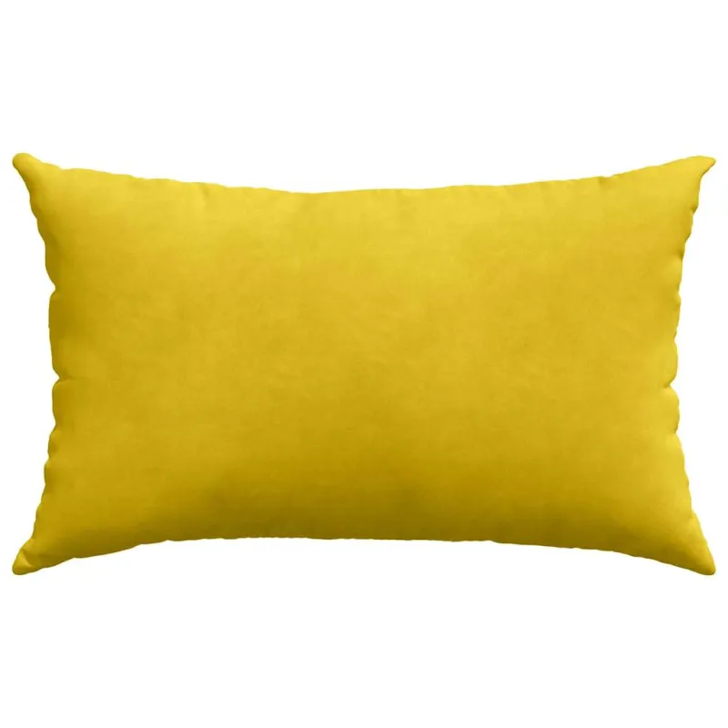 Sofa Pagalvės 2 pcs Geltona 50 x 30 cm Kordūrinis audinys