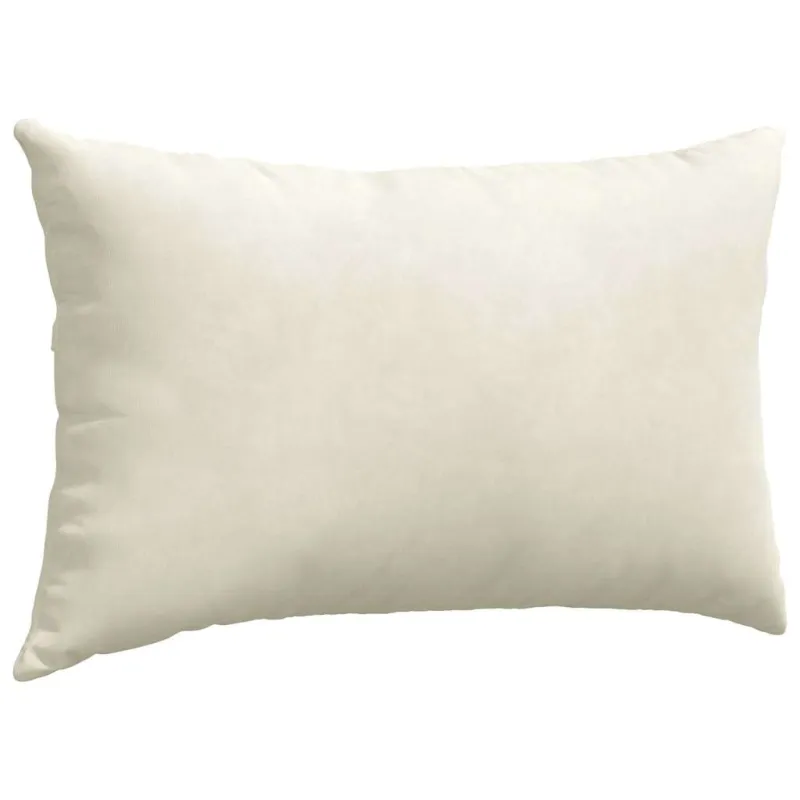 Sofa Pagalvės 2 pcs Kreminė 50 x 30 cm Kordūrinis audinys