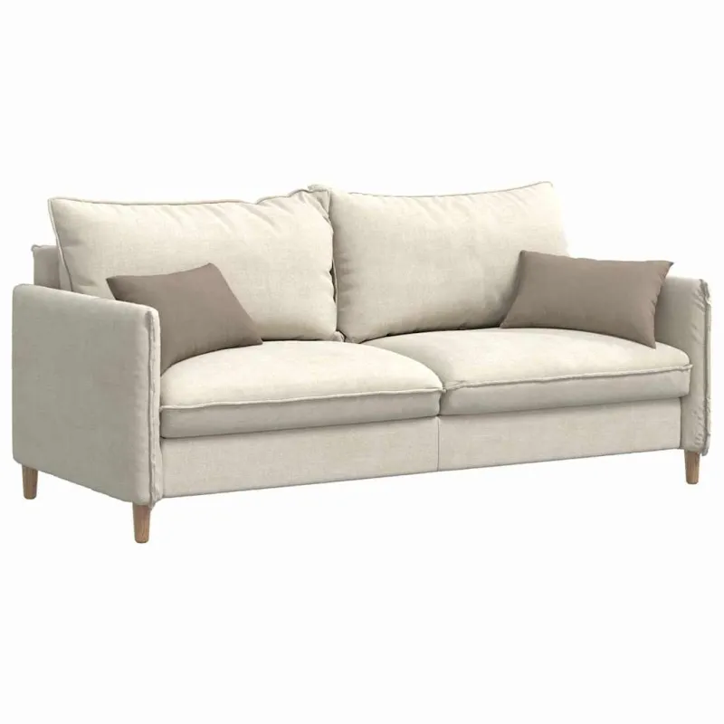 Sofa Pagalvės 2 pcs Taupe 50 x 30 cm audinys