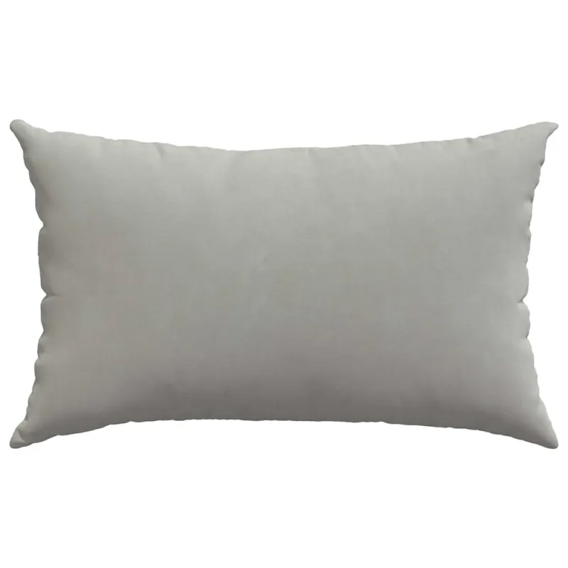 Sofa Pagalvės 2 pcs Šviesiai pilka 50 x 30 cm audinys