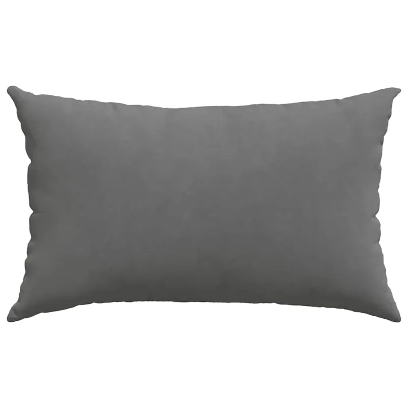 Sofa Pagalvės 2 pcs Tamsiai pilka 50 x 30 cm audinys
