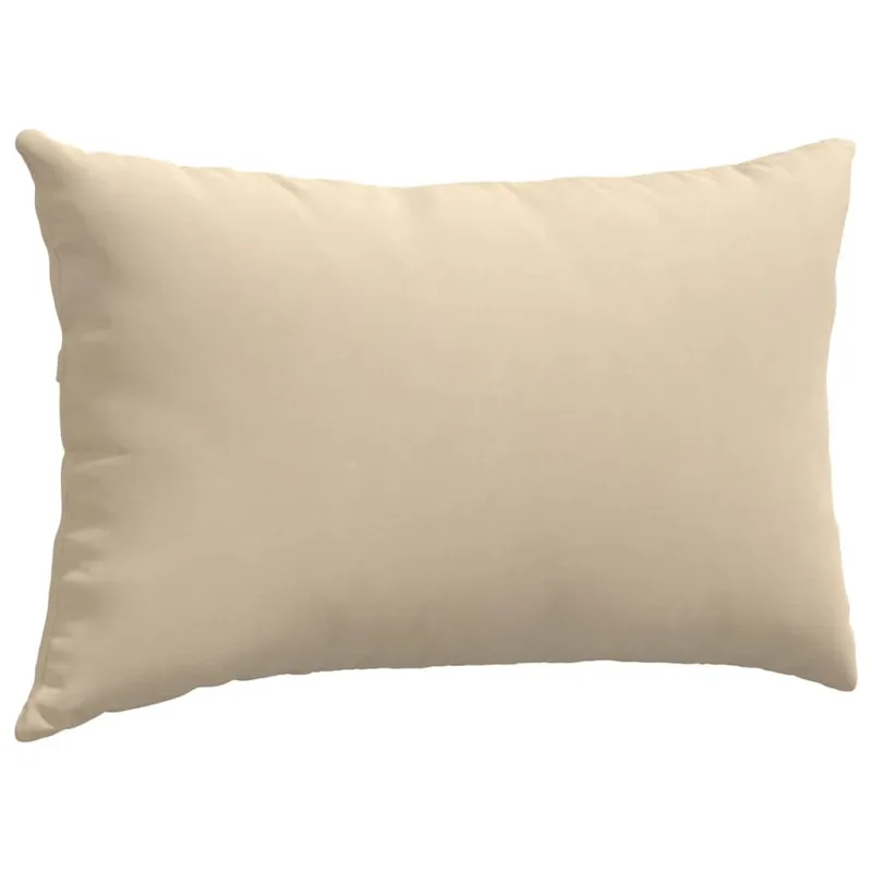 Sofa Pagalvės 2 pcs Kreminė 50 x 30 cm audinys