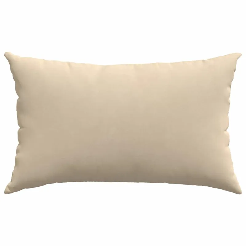 Sofa Pagalvės 2 pcs Kreminė 50 x 30 cm audinys