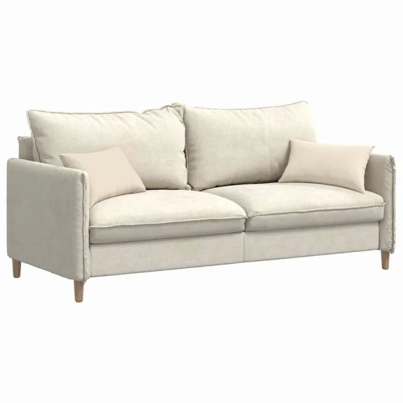 Sofa Pagalvės 2 pcs Smėlio 50 x 30 cm audinys