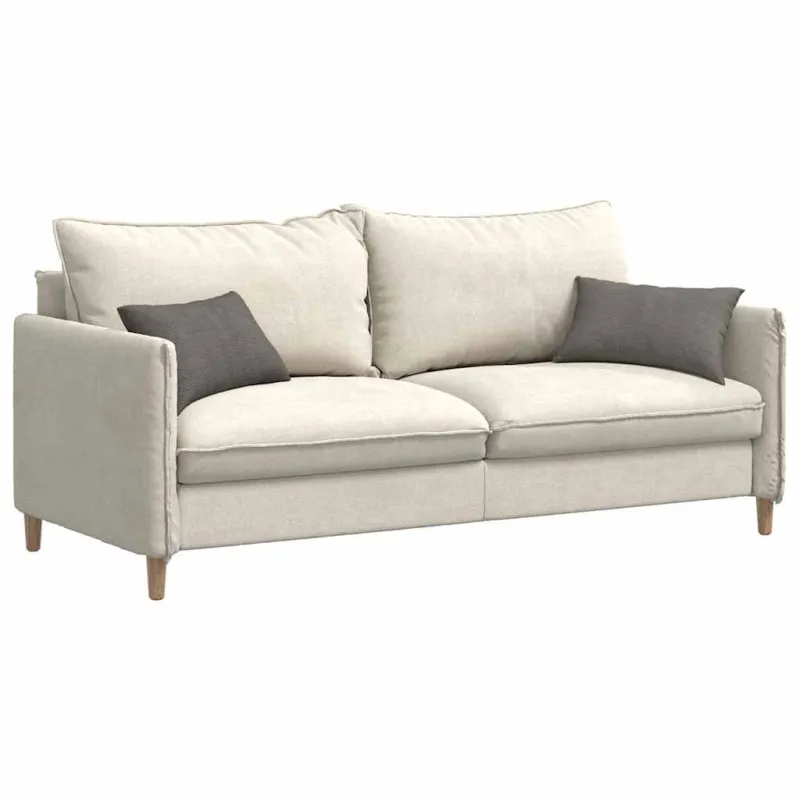 Sofa Pagalvės 2 pcs Šviesiai pilka 50 x 30 cm