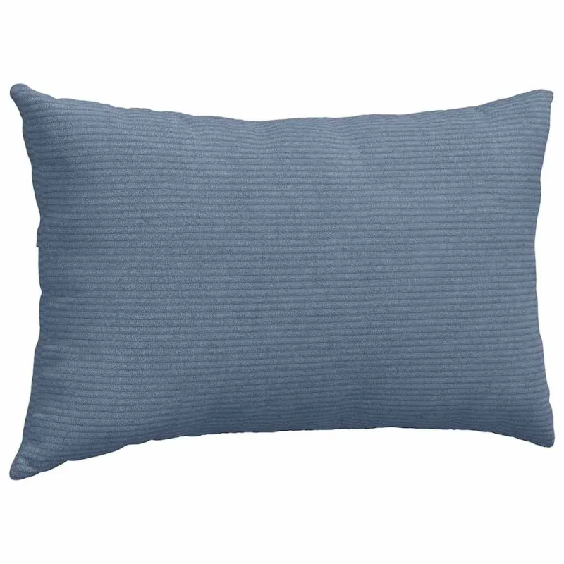 Sofa Pagalvės 2 pcs Mėlyna 50 x 30 cm Kordūrinis audinys