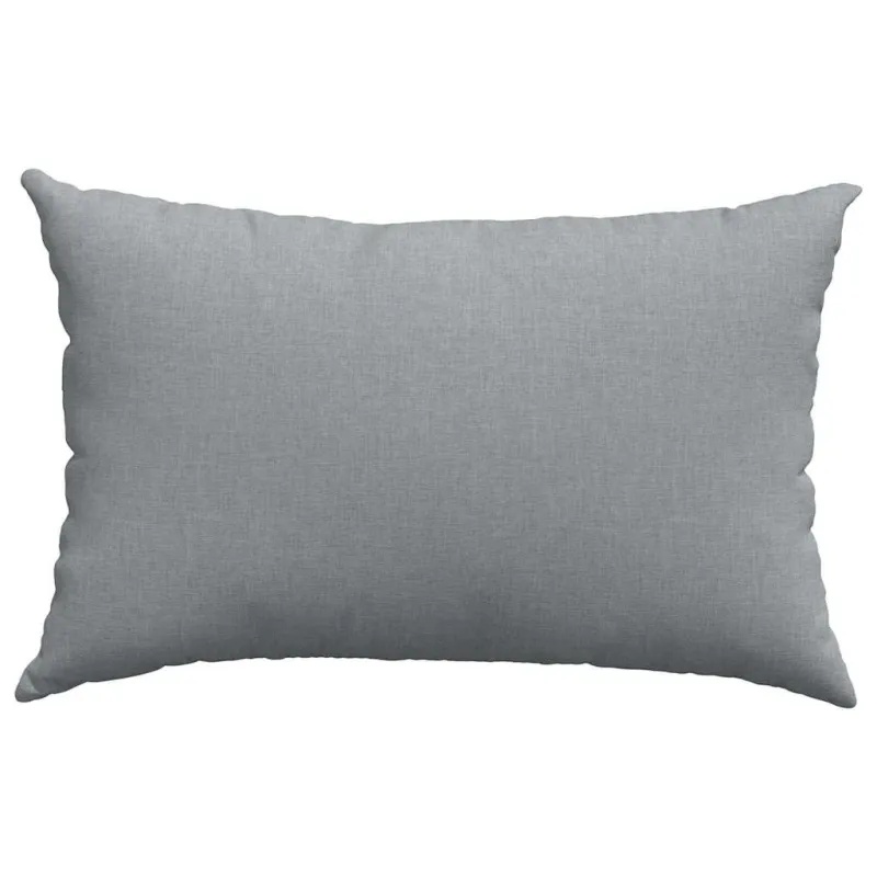 Sofa Pagalvės 2 pcs Šviesiai pilka 60 x 40 cm audinys