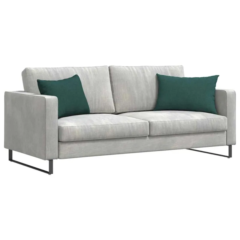 Sofa Pagalvės 2 pcs Tamsiai žalia 60 x 40 cm audinys