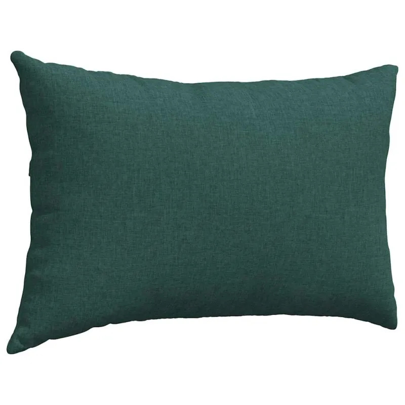 Sofa Pagalvės 2 pcs Tamsiai žalia 60 x 40 cm audinys