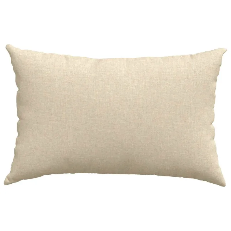 Sofa Pagalvės 2 pcs Kreminė 60 x 40 cm audinys