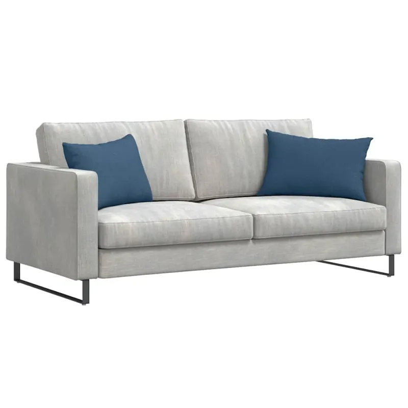 Sofa Pagalvės 2 pcs Mėlyna 60 x 40 cm audinys