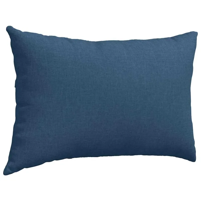 Sofa Pagalvės 2 pcs Mėlyna 60 x 40 cm audinys
