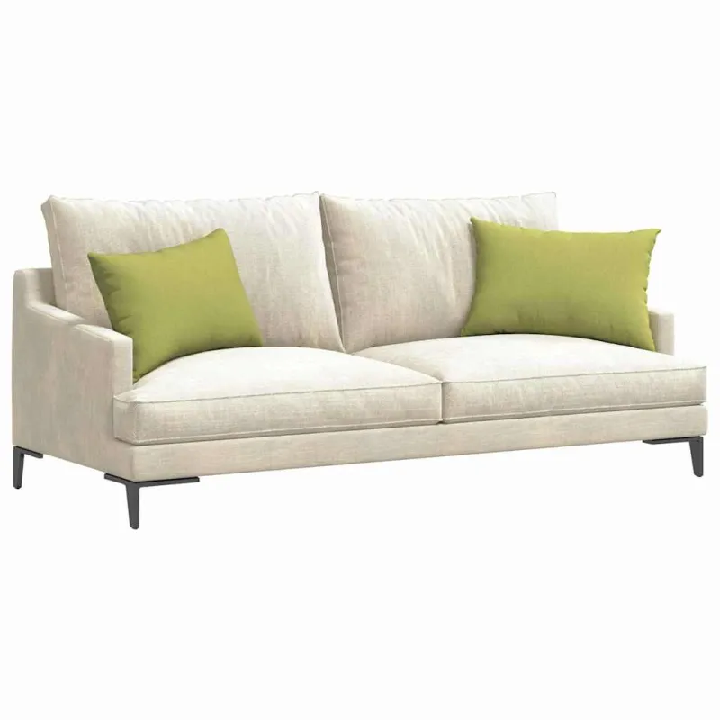 Sofa Pagalvės 2 pcs Šviesiai žalia 60 x 40 cm audinys