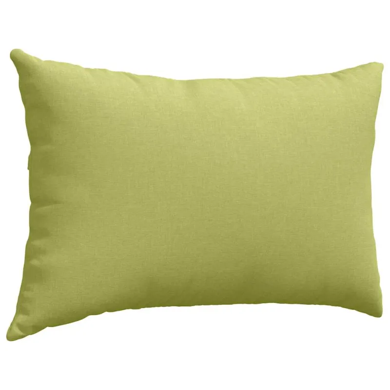 Sofa Pagalvės 2 pcs Šviesiai žalia 60 x 40 cm audinys