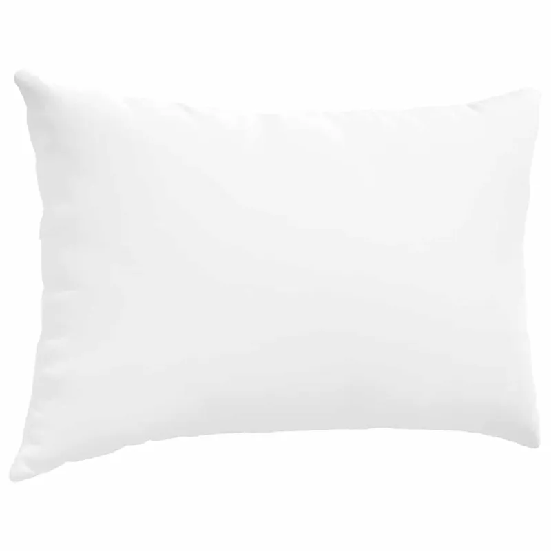 Sofa Pagalvės 2 pcs Balta 60 x 40 cm audinys