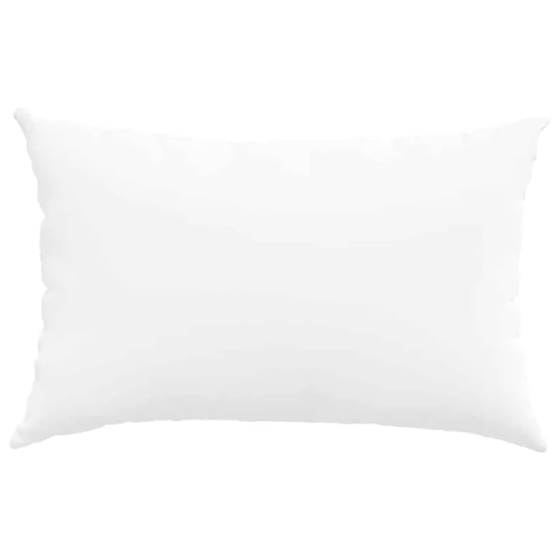 Sofa Pagalvės 2 pcs Balta 60 x 40 cm audinys