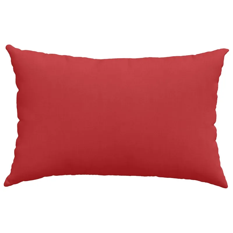 Sofa Pagalvės 2 pcs Raudona 60 x 40 cm audinys