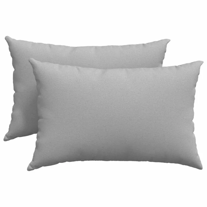 Sofa Pagalvės 2 pcs Debesų pilka 60 x 40 cm audinys