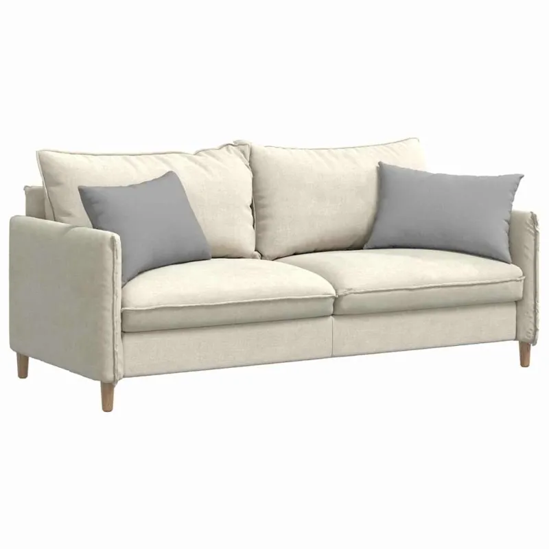 Sofa Pagalvės 2 pcs Debesų pilka 60 x 40 cm audinys