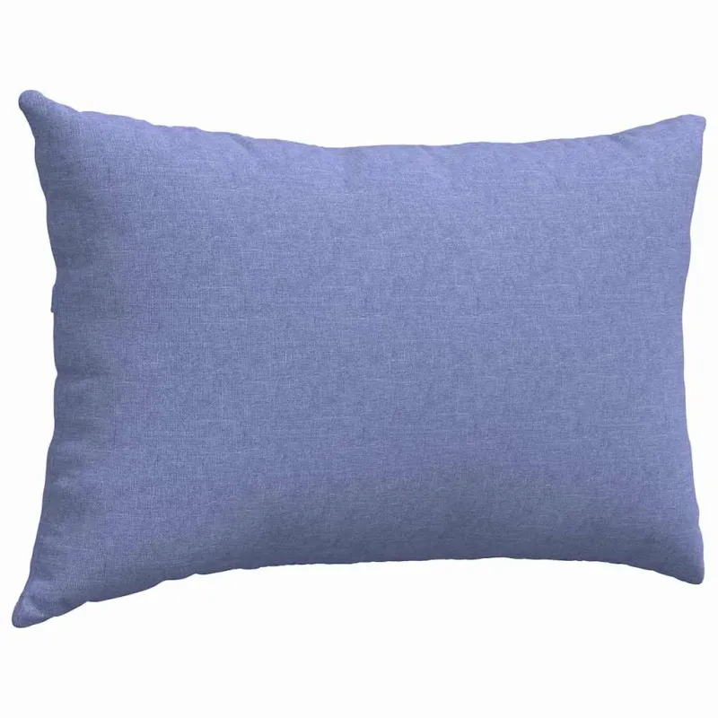 Sofa Pagalvės 2 pcs Džinsinės mėlynos 60 x 40 cm audinys