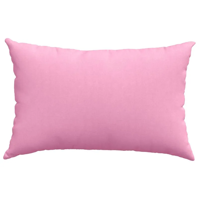 Sofa Pagalvės 2 pcs Rožinė 60 x 40 cm audinys