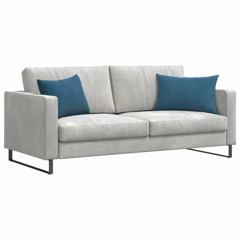 Sofa Pagalvės 2 pcs Mėlyna 60 x 40 cm Kordūrinis audinys