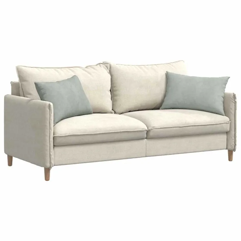 Sofa Pagalvės 2 pcs Šviesiai pilka 60 x 40 cm