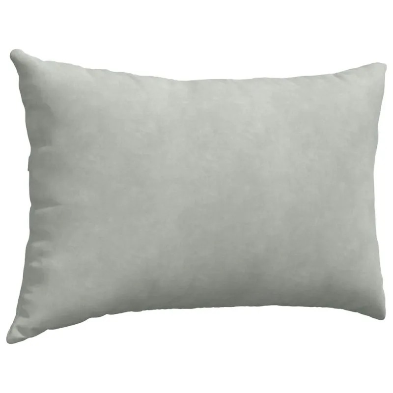 Sofa Pagalvės 2 pcs Šviesiai pilka 60 x 40 cm