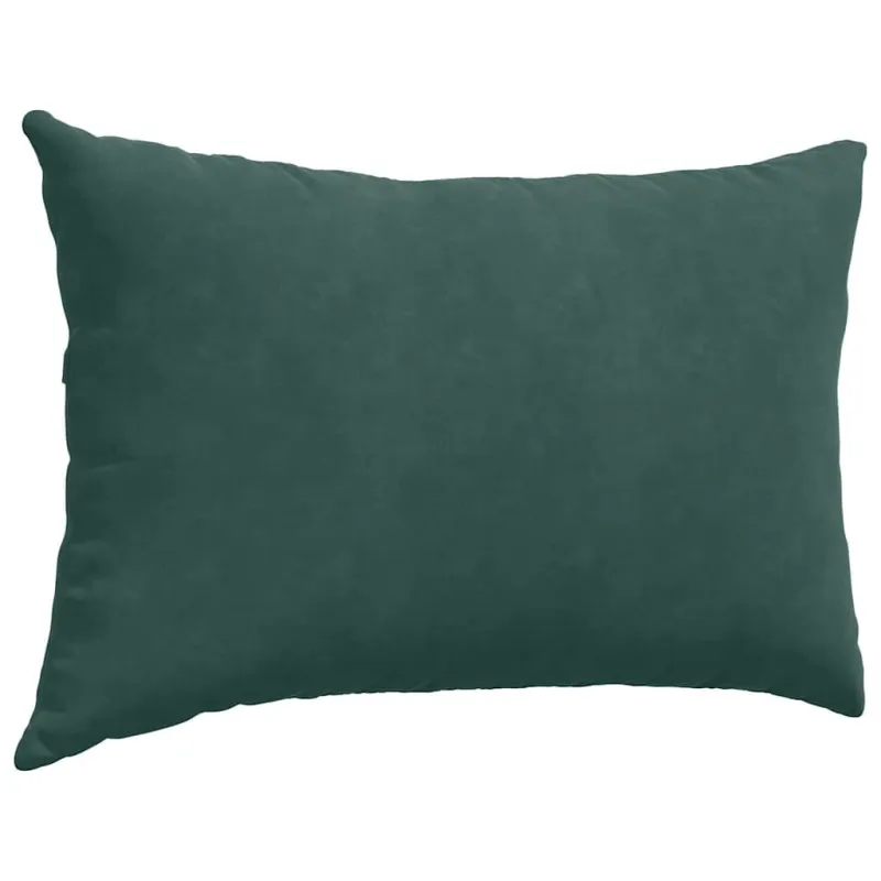 Sofa Pagalvės 2 pcs Tamsiai žalia 60 x 40 cm Kordūrinis audinys