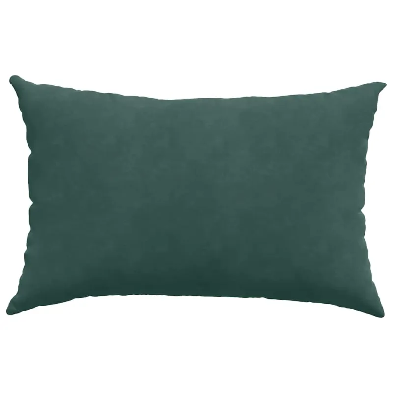 Sofa Pagalvės 2 pcs Tamsiai žalia 60 x 40 cm Kordūrinis audinys