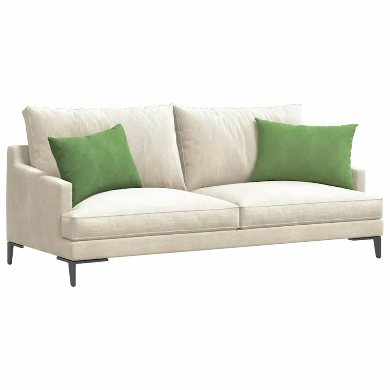 Sofa Pagalvės 2 pcs Šviesiai žalia 60 x 40 cm