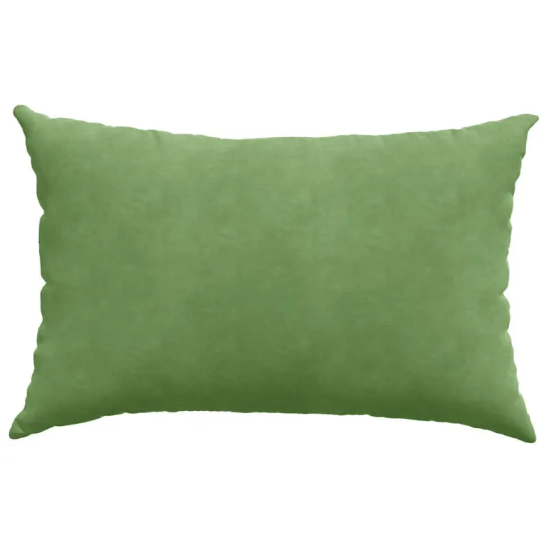 Sofa Pagalvės 2 pcs Šviesiai žalia 60 x 40 cm