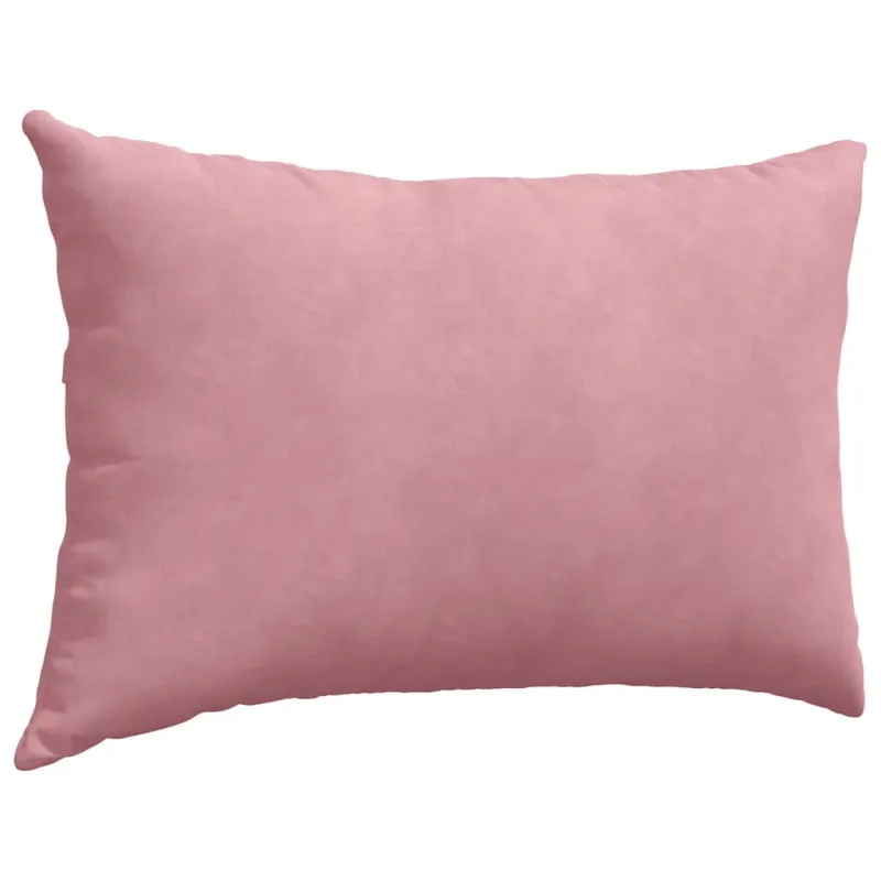 Sofa Pagalvės 2 pcs Rožinė 60 x 40 cm Kordūrinis audinys