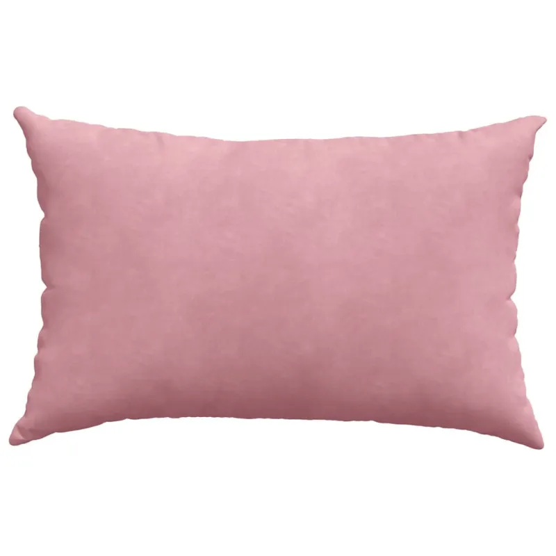 Sofa Pagalvės 2 pcs Rožinė 60 x 40 cm Kordūrinis audinys