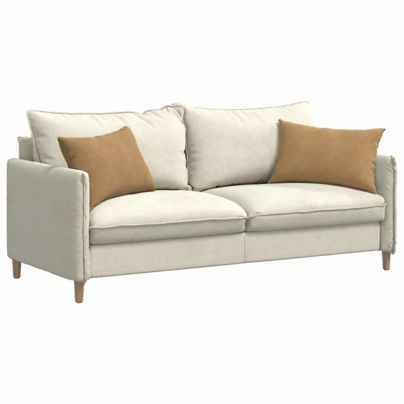 Sofa Pagalvės 2 pcs Ruda 60 x 40 cm Kordūrinis audinys