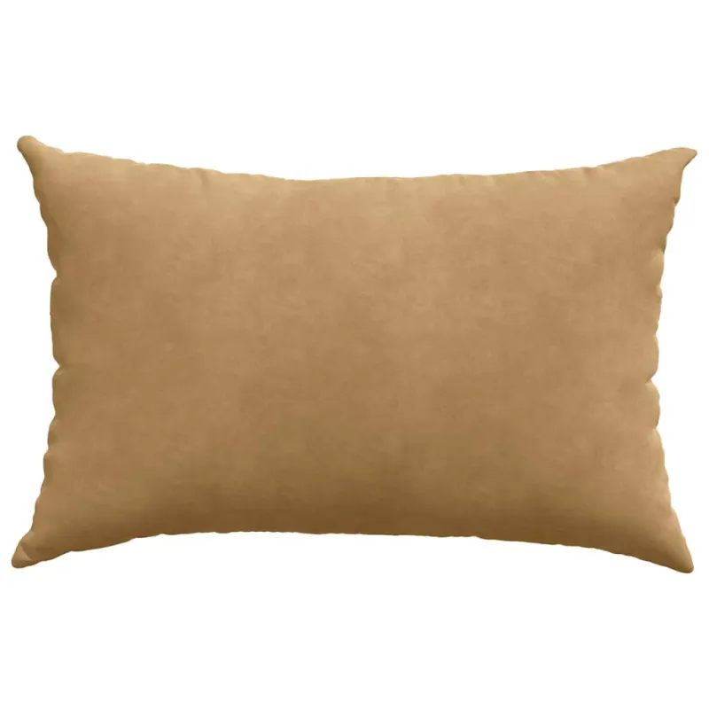 Sofa Pagalvės 2 pcs Ruda 60 x 40 cm Kordūrinis audinys