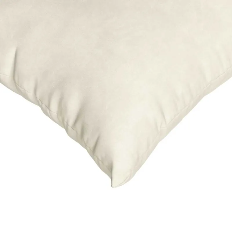 Sofa Pagalvės 2 pcs Kreminė 60 x 40 cm Kordūrinis audinys
