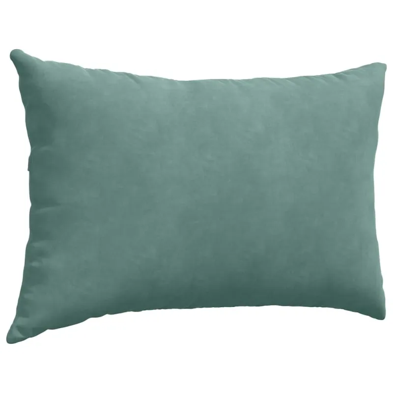 Sofa Pagalvės 2 pcs Jūrinė žalia 60 x 40 cm Kordūrinis audinys