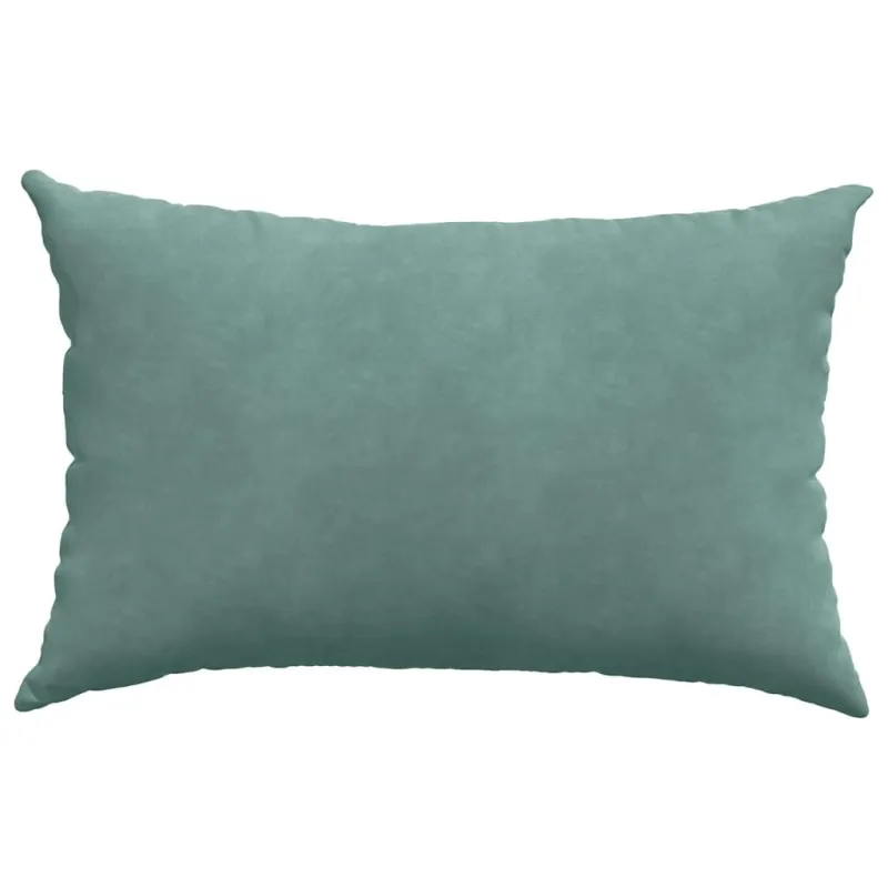 Sofa Pagalvės 2 pcs Jūrinė žalia 60 x 40 cm Kordūrinis audinys