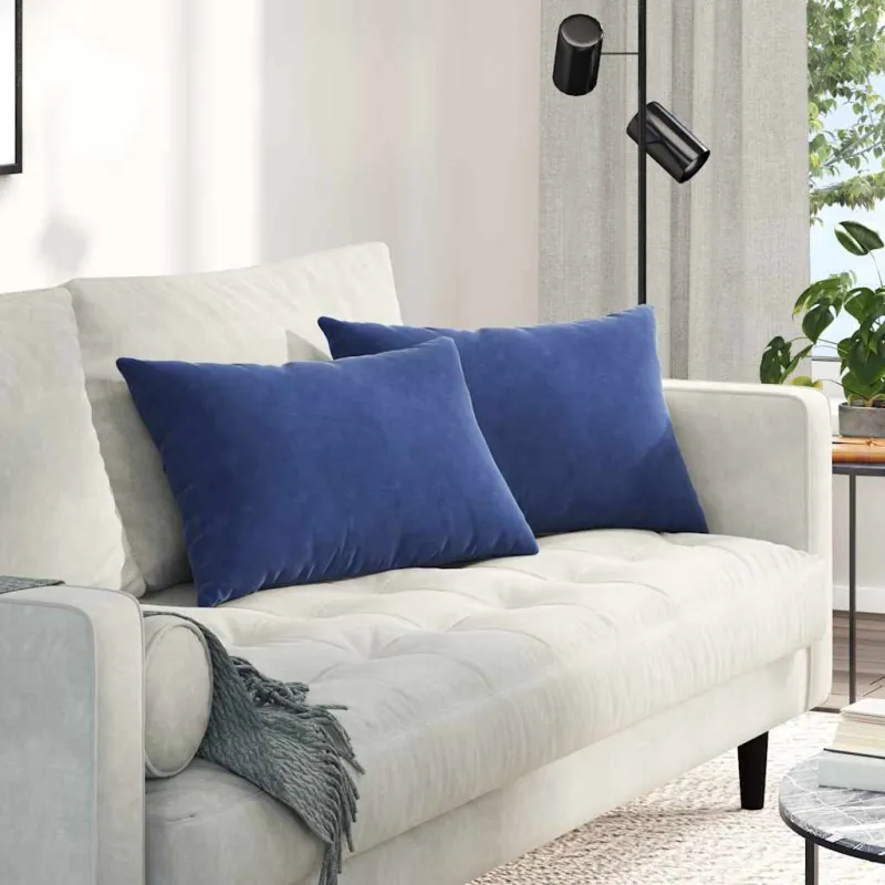 Sofa Pagalvės 2 pcs Policijos mėlyna 60 x 40 cm