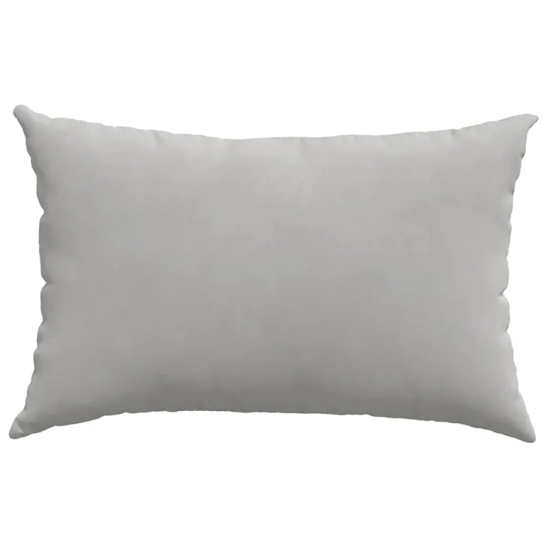 Sofa Pagalvės 2 pcs Šviesiai pilka 60 x 40 cm audinys