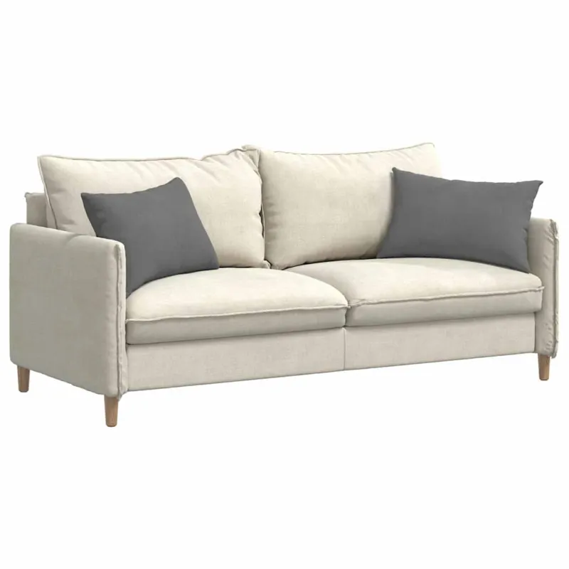 Sofa Pagalvės 2 pcs Tamsiai pilka 60 x 40 cm audinys