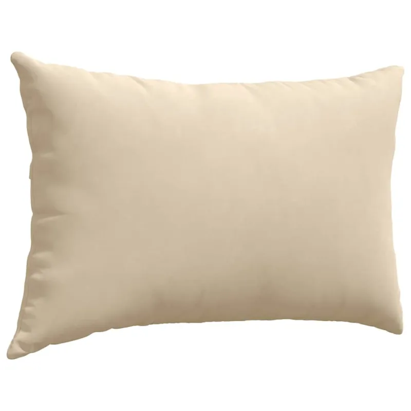 Sofa Pagalvės 2 pcs Kreminė 60 x 40 cm audinys