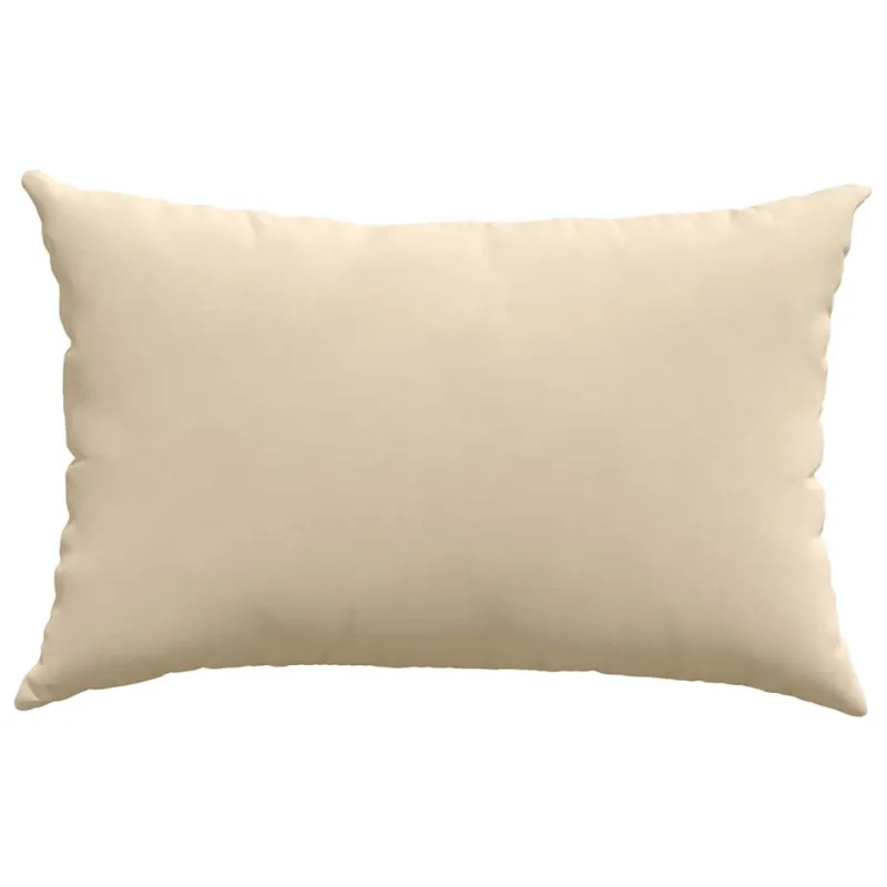 Sofa Pagalvės 2 pcs Kreminė 60 x 40 cm audinys