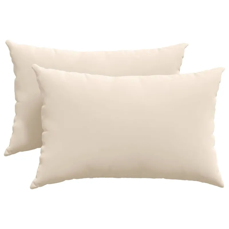 Sofa Pagalvės 2 pcs Smėlio 60 x 40 cm audinys