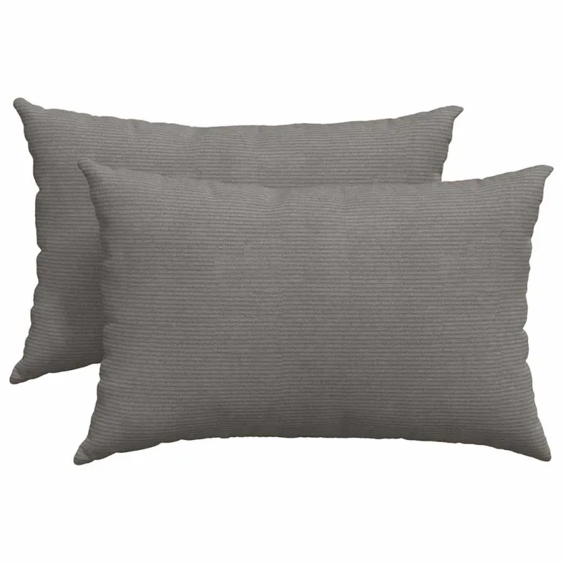 Sofa Pagalvės 2 pcs Šviesiai pilka 60 x 40 cm