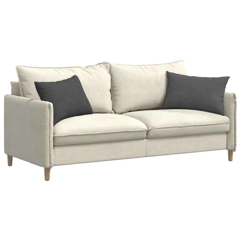 Sofa Pagalvės 2 pcs Tamsiai pilka 60 x 40 cm Kordūrinis audinys